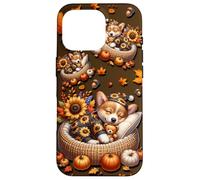 Fall Corgi Graphic For Women Men Kids Cute Autumn Sleep Case for iPhone 16 Pro