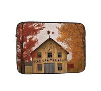 Fall Country Barn Laptop Case 13 inch, Water Resistant Laptop Sleeve Shockproof Protective Traveling Computer Bag Portable Business Briefcase for Men Women