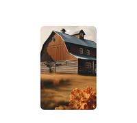 Fall Country Barn Printing 10 Pcs Car Air Freshener Hanging Sheets Scented Hanging Sheets With Rope For Home