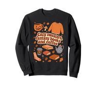 Fall Cozy Sweaters Coffee and Fantasy Book Lover Tee Sweatshirt