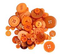 Fall Decor 10 Bags/1000pcs Resin Buttons Embellishment Cloth Button Fastener Resin Buttons for Crafts Black Decor Decor Arts and Crafts for Button Crafts Colored Resin Buttons
