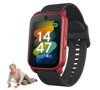 Fall Detection Smart Watch for Elderly - GPS Tracker, Waterproof, HD Video Call, SOS Emergency Alarm, GeoFence, Health Monitoring, Anti-Lost Device