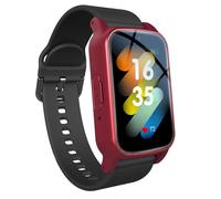 Fall Detection Smart Watch for Seniors with GPS Tracking, Ip67 Waterproof Smart Watch for Men Women Wtih SOS Call Health Monitor Multiple Safety Positioning 2-Way Voice for IOS/Android Phones (Red)