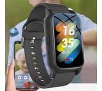 Fall Detection Smart Watch, SOS Personal Alarm for Elderly, 4G Fall Alert Detector for Seniors, GPS Tracker Watch for Dementia, GPS Positioning, SOS Panic Button,Black