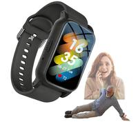 Fall Detection Watchs for Seniors with 4G Gps & Fall Detection - Smart Watch for Elderly, Sos Emergency Call Watch, Hd Two-way Communication, Waterproof Health Tracker for Men and Women (Black)