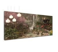 Fall Diamond Art Kits Adults, 5D Pavilion Diamond Painting for Adults Kid, DIY Full Round Drill Crystal Art Rhinestone Embroidery Crafts, Wall Gem Art Painting for Room Decor Gifts 80x220cm T3-1115