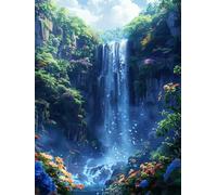 Fall Diamond Art, Landscape Diamond Painting 5D DIY Full Square Drill Crystal Art Cross Stitch Kits for Adults Beginner, Dimond Painting Pattern Design for Home Decor, Wall Decor 60x80cm -wyl25065R
