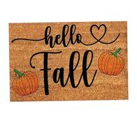 Fall Door Mat Outdoor 24x16 Inch Pumpkin Happy Fall Rug Non Slip Front Porch Fall Decor Autumn Doormat Fall Kitchen Rugs for Christmas Thanksgiving Decor