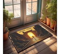 Fall Door Mats Outdoor Desert Storm: A Journey Through Time Doormat Welcome Door Mats For Outside Entry Desk Floor Mat(65X90CM)