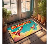 Fall Door Mats Outdoor Rocket Race: A Cosmic Adventure In The Sky Doormat Welcome Door Mats For Outside Entry Desk Floor Mat(40X60CM)