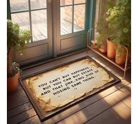Fall Doormat Outdoor You Can'T Buy Happiness, But You Can Buy Estate Doormat Winter Welcome Mat Front Porch Rug(40X60CM)