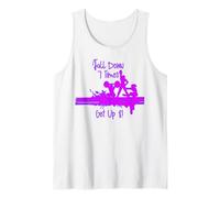 Fall Down 7 Times Get Up 8 Motivational Workout Graphic Tank Top