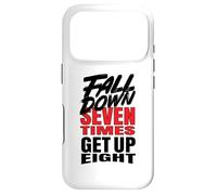 Fall Down Seven Times Get Up Eight Case for iPhone 17 Pro