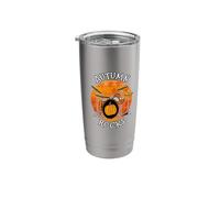 Fall Drummer, Autumn Rocks, Drum Teacher Musician Stainless Steel Insulated Tumbler