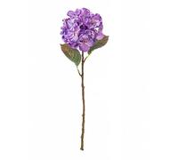 Fall Faux Hydrangea Flowers Bouquet, Autumn Silk Hydrangeas for Wedding Decor, Bridal Hand Bouquet, Home Table Centerpiece, Rustic Autumn Floral Decoration (dark purple, 1)