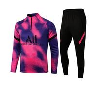 Fall Football Tracksuit Kids,Aldult Football Kits Boys Track Suit Shirt and Trousers Training Set Men Soccer Uniform