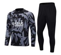 Fall Football Tracksuit Kids,Aldult Football Kits Boys Track Suit Shirt and Trousers Training Set Men Soccer Uniform