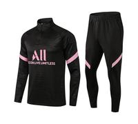 Fall Football Tracksuit Kids,Aldult Football Kits Boys Track Suit Shirt and Trousers Training Set Men Soccer Uniform