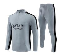 Fall Football Tracksuit Kids,Aldult Football Kits Boys Track Suit Shirt and Trousers Training Set Men Soccer Uniform