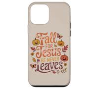 Fall for Jesus Funny Christian Autumn Leaf Pumpkin Leaves Case for iPhone 12 mini