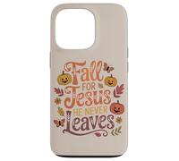Fall for Jesus Funny Christian Autumn Leaf Pumpkin Leaves Case for iPhone 13 Pro