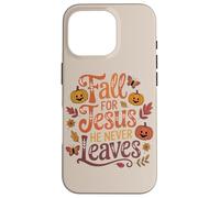Fall for Jesus Funny Christian Autumn Leaf Pumpkin Leaves Case for iPhone 16 Pro