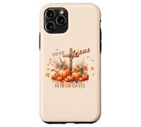 Fall for Jesus He Never Leaves Christian Autumn Case for iPhone 11 Pro