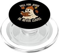 FALL FOR JESUS - HE NEVER LEAVES (LEAFS) PopSockets PopGrip for MagSafe