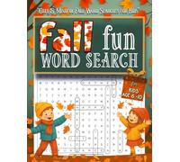 Fall Fun Word Search for Kids Age 6 -10 | Large Print Puzzle Book Fall Theme words: Mindful, Relaxing & Challenging Puzzles for Kids | Fun Autumn ... | A Cozy Holiday Gift for Curious Kids