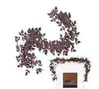 Fall Garland for Mantle 180cm Realistic Layered Autumn Decor