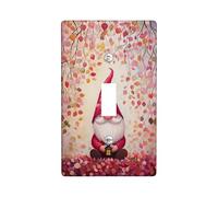 Fall Gnome Light Switch Cover Plates/Outlet Covers, Autumn Leaves and Colors, Decorative Thermoplastic Wall Plates, Standard Size Single Toggle