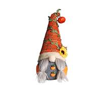 Fall Gnome Pumpkin Sunflower Swedish Nisse Tomte Elf Dwarf Plush Ornaments for Christmas Autumn Thanksgiving Decor