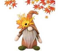 Fall Gnomes Decor, Autumn Gonks Plush Doll Decor,Handmade Swedish Tomte Gnome, Fall & Thanksgiving Decorations for Home Autumn Decorations, Scandinavian AutumnPumpkin Decor for Holiday Decors (A)