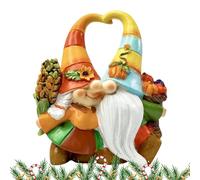 Fall Gnomes Resin Decoration for Fall Gnomes 12.5cm Sturdy Faceless Fall Gnomes | Cute Handmade Plush Doll for Kitchen Home Office Holiday Decor Ampl