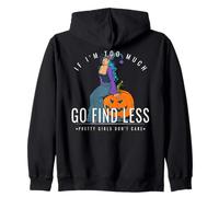 Fall Goddess Autumn Witch - Seasonal Magic Rebellious Zip Hoodie