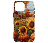 Fall Harvest Sunflowers Pumpkins October Autumn Farm Nature Case for iPhone 16 Pro Max