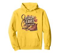 Fall Hiking Dog Antisocial - Leash Leaves Zero People Pullover Hoodie