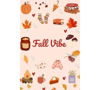 Fall in Love: - Aesthetic Fall Notebook with Pumpkin Orange and Pink Cover | 120 Lined Pages | 6x9 Journal for Cozy Autumn Vibes & Daily Writing