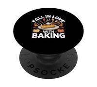 Fall in Love With Baking Autumn Baker PopSockets Adhesive PopGrip