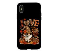 Fall In Love With Cozy Not Your Small Talk Gnome Leopard Case for iPhone X/XS