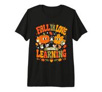 Fall in Love with Learning Funny Back to School Teacher Premium T-Shirt