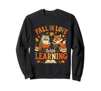 FALL IN LOVE WITH LEARNING Funny Back to School Teacher Sweatshirt