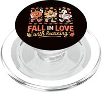 Fall in Love With Learning Funny Falls Season Ideal Teacher PopSockets PopGrip for MagSafe