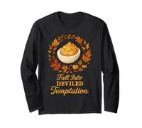 Fall Into Deviled Temptation: Thanksgiving Deviled Egg Long Sleeve T-Shirt