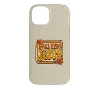 Fall Into Jesus Retro Christian Autumn Faith Leaf Design Case for iPhone 14