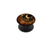 Fall Is My Favorite Color Crescent Moon Fox Deer Owl Pumpkin PopSockets Adhesive PopGrip