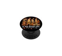 Fall Is My Favorite Color Fox Deer Owl Squirrel Pumpkin PopSockets Adhesive PopGrip