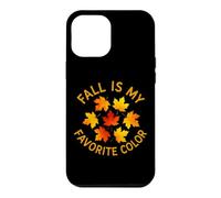 Fall is My Favorite Color Pumpkin Autumn Falling Leaves Case for iPhone 12 Pro Max