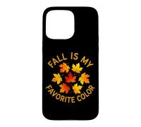 Fall is My Favorite Color Pumpkin Autumn Falling Leaves Case for iPhone 15 Pro Max