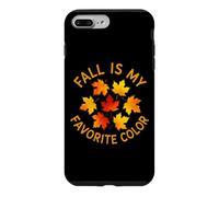 Fall is My Favorite Color Pumpkin Autumn Falling Leaves Case for iPhone 7 Plus/8 Plus